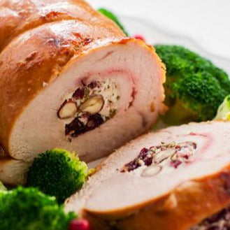 2. Pavo tradicional relleno de ciruelas, orejones, foie y trufa